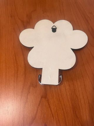 Colgador de pared huella de perro