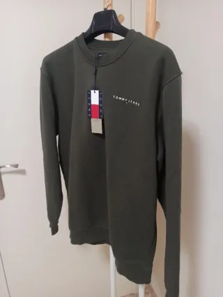 Sudadera Tommy Jeans Verde Militar