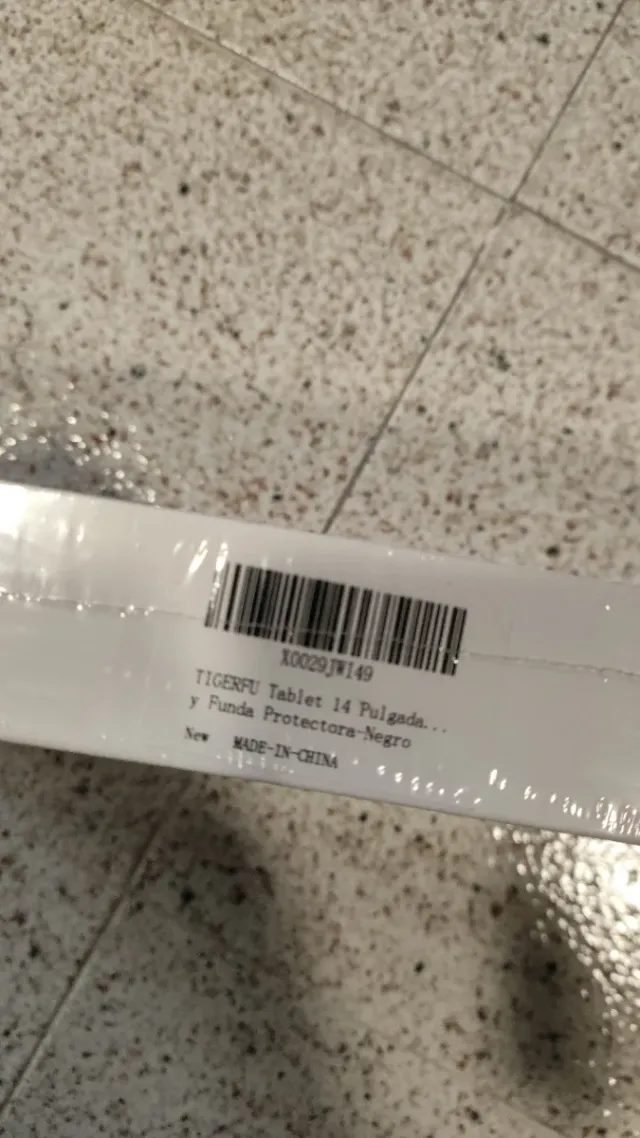 Tablet Android 14 Cinza