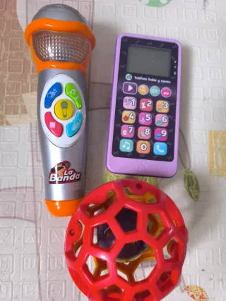 Teléfono y Micrófono Juguete Bebé