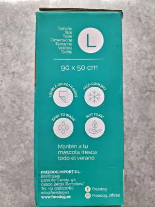 Manta Refrigerante Freedog L 90x50cm