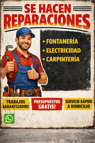 Pequeñas reparaciones en hogar y montajes