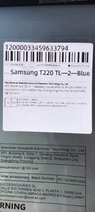 Funda Tablet Samsung Transparente