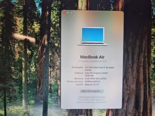 MacBook Air I7 8GB RAM 512GB SSD Portátil APPLE