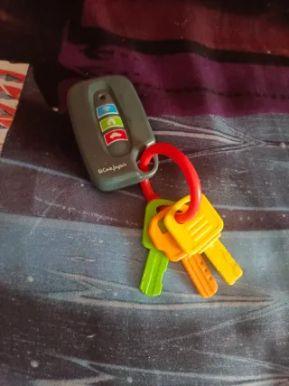 Llave musical infantil con 3 llaves