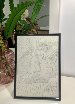 Cuadro Ángel por Ángela de La Torre