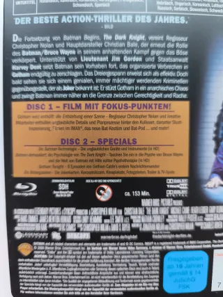 Blu-ray Steelbook The Dark Knight Batman