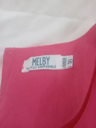 Vestito bambina fucsia plissettato