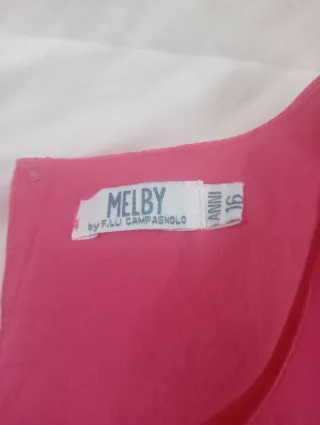 Vestito bambina fucsia plissettato