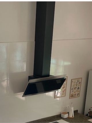 Campana Extractora 90cm Cristal Inox