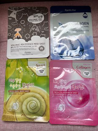 Pack 4 Mascarillas Faciales Coreanas