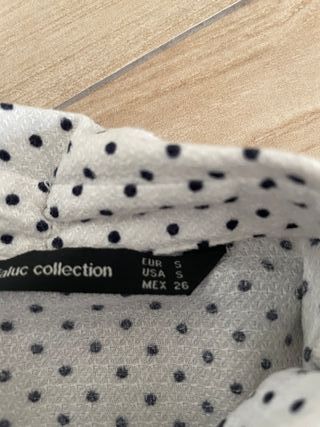 Camicia Zara pois con fiocco