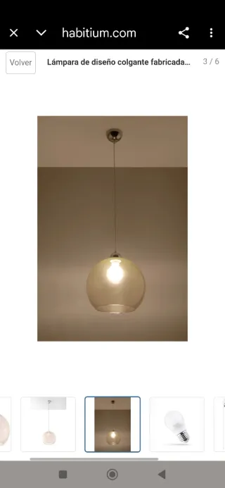 Lampada a sospensione in cristallo rosa