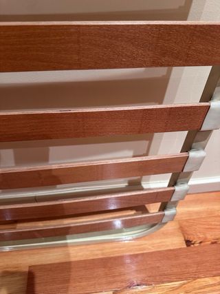 Struttura a doghe in legno e metallo 90x190