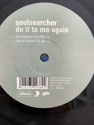 Soulsearcher - Do It To Me Again Vinilo