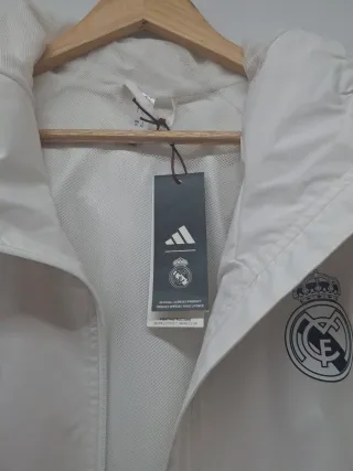 Chaqueta Cortavientos Real Madrid Adidas Talla L
