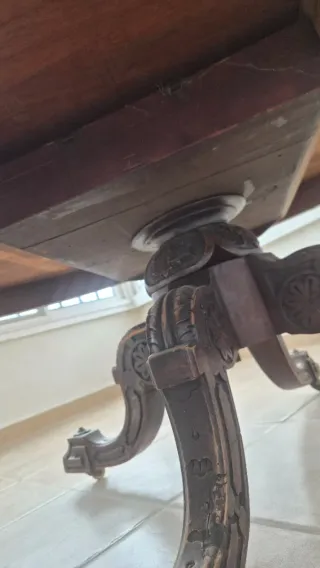 Mesa de centro de madera estilo vintage