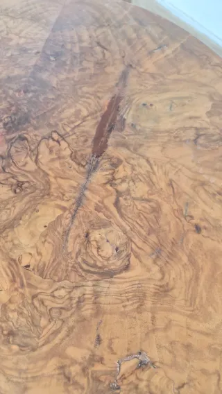 Mesa de centro de madera estilo vintage