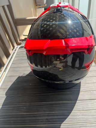 Casco Klim Enduro Motocross Negro Rojo