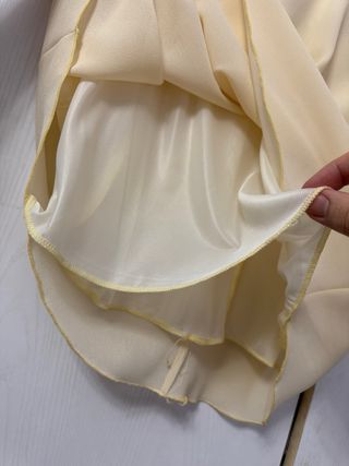 Blusa vintage color marfil elegante