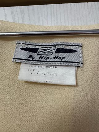 Blusa vintage color marfil elegante