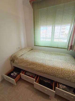 Cama individual 90cm con 4 cajones