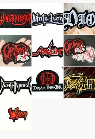 Parches Termoadhesivos para ropa  Rock y Metal