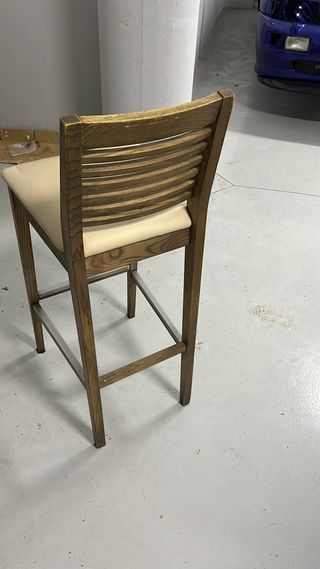 Sgabelli da bar in legno e metallo