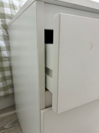 Mesita de noche Ikea blanca