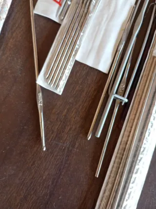 Set de agujas de tejer