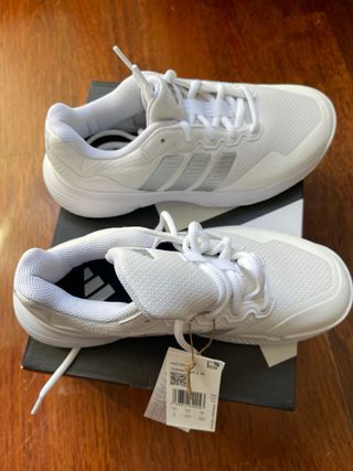 Zapatillas pádel Adidas blancas T36 NUEVAS