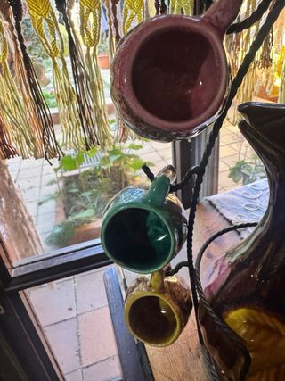 Juego Licorera Cerámica Vintage