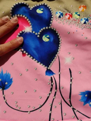 Maillot Patinaje Rítmica Niña Talla 6