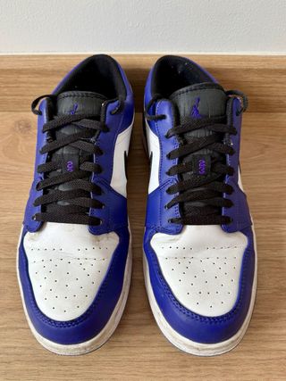 Zapatillas Jordan 1 Low Azul y Blanco