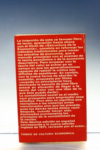 La Estructura Social. Un introducción a la economía _ Hicks.