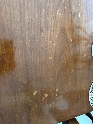 Mesa de comedor de castaño