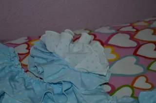 Vestido de gitana azul para niña