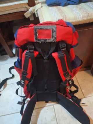 2 Zaini Scout Tech Blu/Rosso 70L.