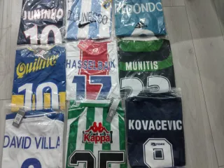 Lote 10 camisetas retro futbol