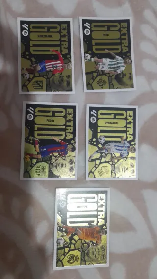 Cromos Extra Gold Fútbol