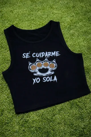 Camiseta punk feminista animal print