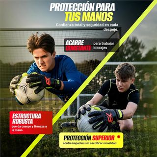 Guantes Portero Fútbol Niño EK