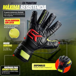 Guantes Portero Fútbol Niño EK