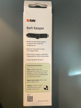 Dispositivo antiescape cinturón niños coche BeSafe