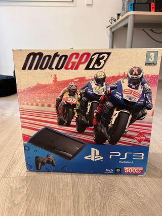 PS3 Super Slim con caja y mando