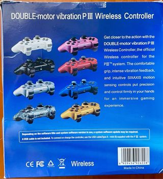 Mando compatible PS3 Doble Vibración Nuevo.