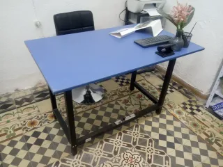 Banco de trabajo metálico