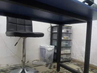 Banco de trabajo metálico