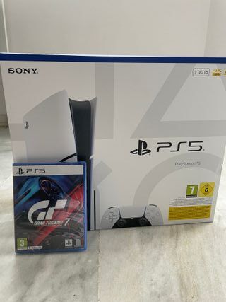 PS5 Slim + Gran Turismo 7 | ¡NUEVA Y PRECINTADA!