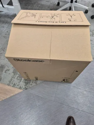 25 unità di nuove sedie da ufficio Steel